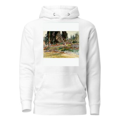 Cypress Trees at San Vigilio, Lake Garda by John Singer Sargent Hoodie