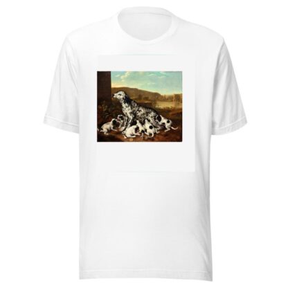 Dalmatian dog with puppies by Pieter van der Hulst T-Shirt