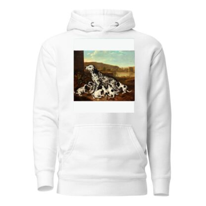 Dalmatian dog with puppies by Pieter van der Hulst Hoodie