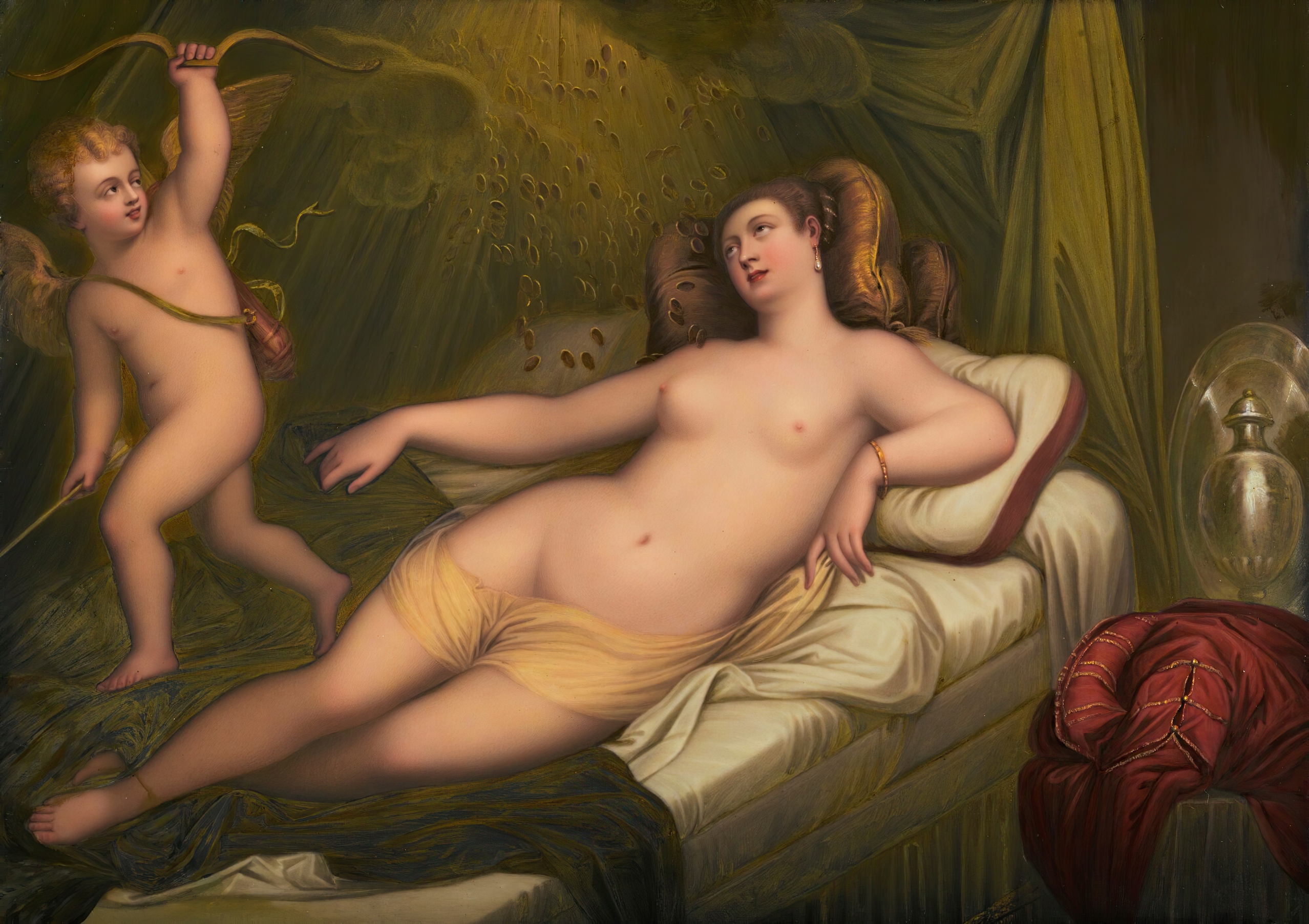 Danaë, after Titian by Henry Bone