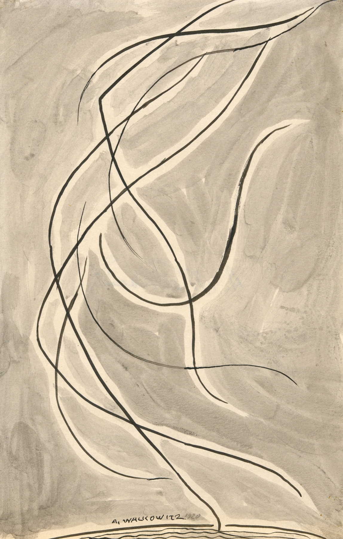 Dance Abstraction; Isadora Duncan. by Abraham Walkowitz