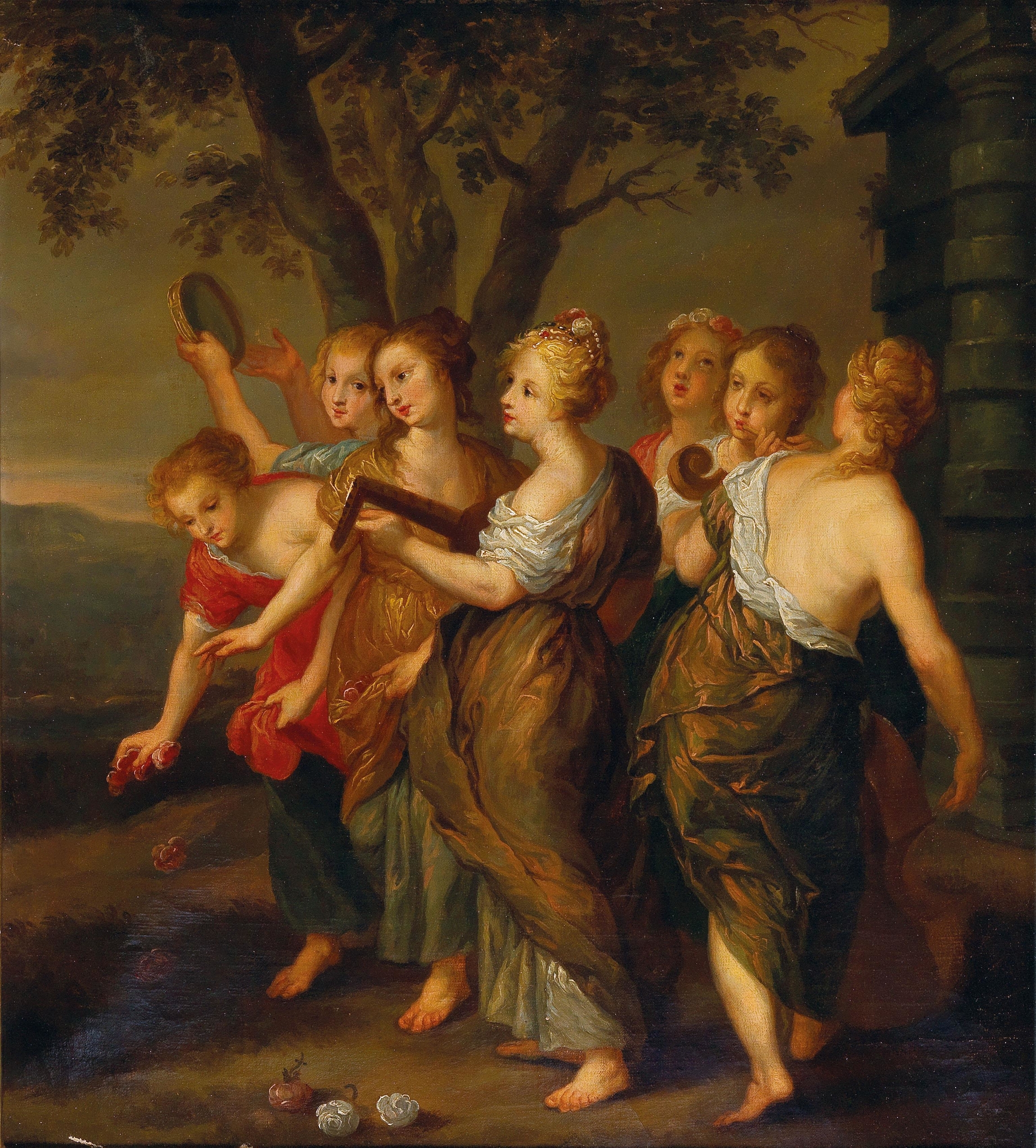 Dancing Graces by Flemish School