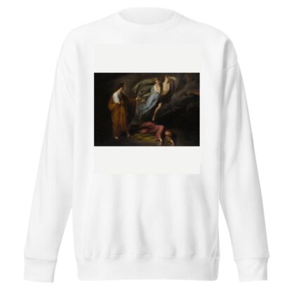 Dante And Virgil Meet Francesca Da Rimini And Paolo Malatesta by Style Of Ary Scheffer Sweatshirt