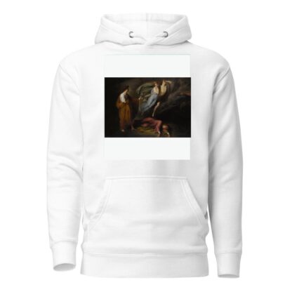 Dante And Virgil Meet Francesca Da Rimini And Paolo Malatesta by Style Of Ary Scheffer Hoodie
