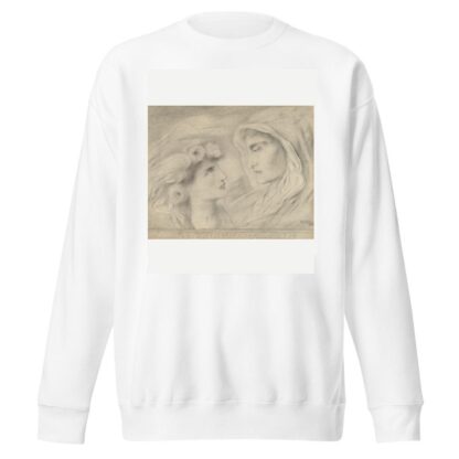 Death awakening Sleep by Simeon Solomon Sweatshirt