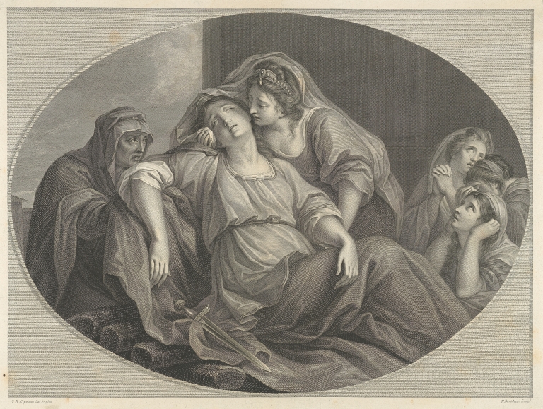 Death of Dido by Giovanni Battista Cipriani
