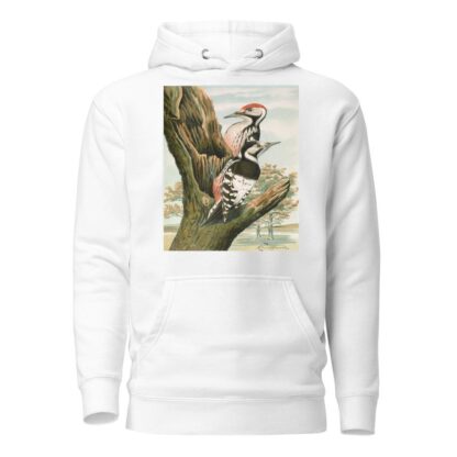 Dendrocopus leuconotus by Johann Friedrich Naumann Hoodie