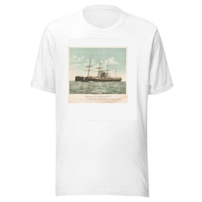 Departure of the California first regiment U.S.V. on the steam ship City of Peking for the Philippines Island by Britton & Rey T-Shirt