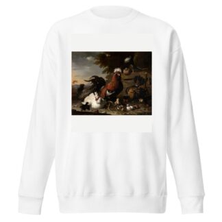 Der Friede im Hühnerhof by Melchior de Hondecoeter Sweatshirt