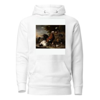 Der Friede im Hühnerhof by Melchior de Hondecoeter Hoodie