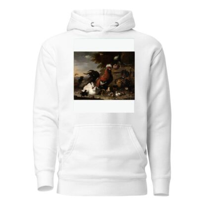 Der Friede im Hühnerhof by Melchior de Hondecoeter Hoodie