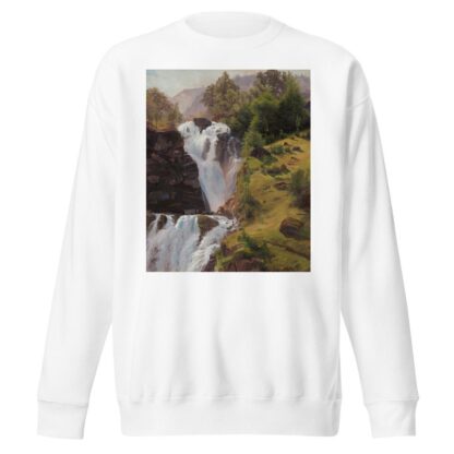 Der Reichenbachfall bei Meiringen by Johann Wilhelm Schirmer Sweatshirt