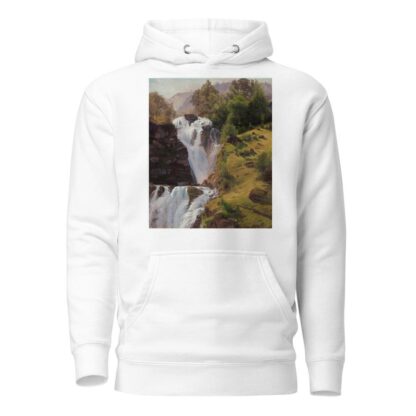 Der Reichenbachfall bei Meiringen by Johann Wilhelm Schirmer Hoodie