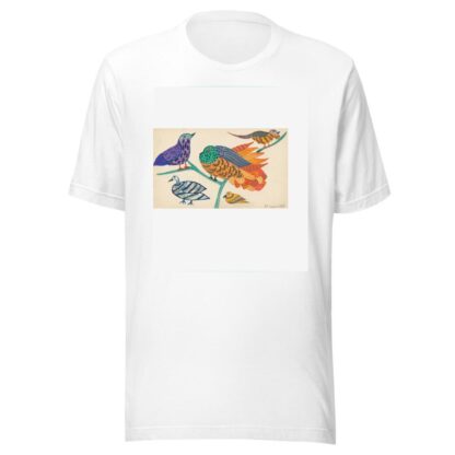 Design for embroidery of birds by Atelier Martine T-Shirt