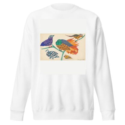 Design for embroidery of birds by Atelier Martine Sweatshirt