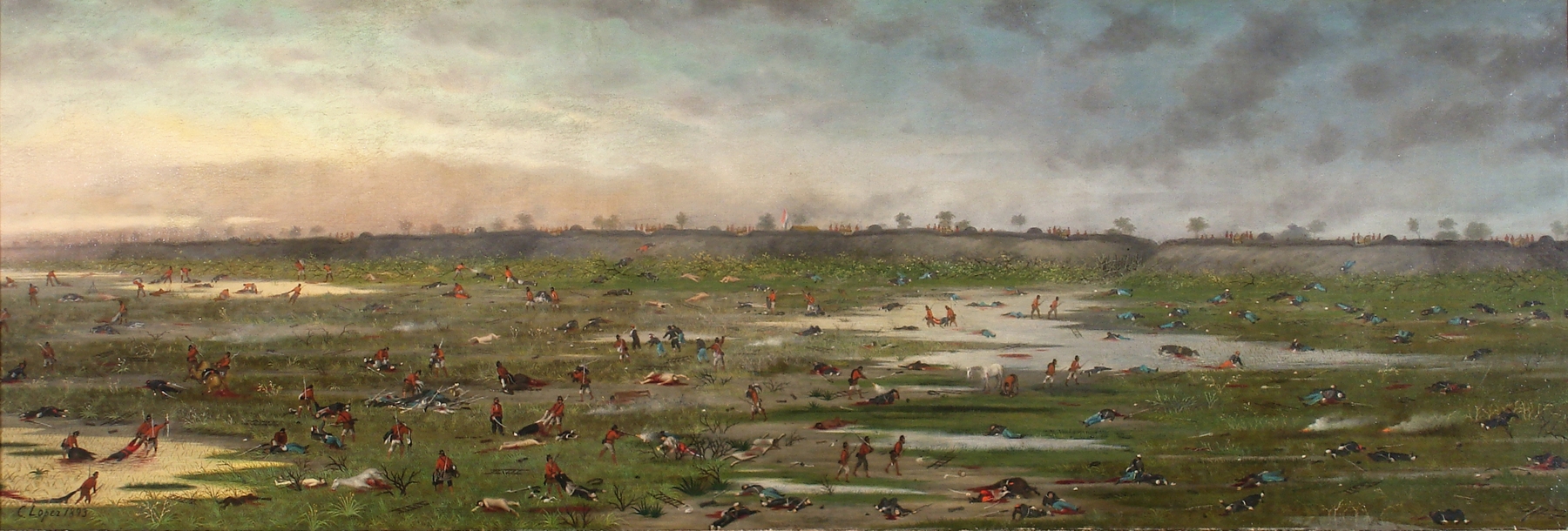 Después de la Batalla de Curupaytí by Cándido Lopez