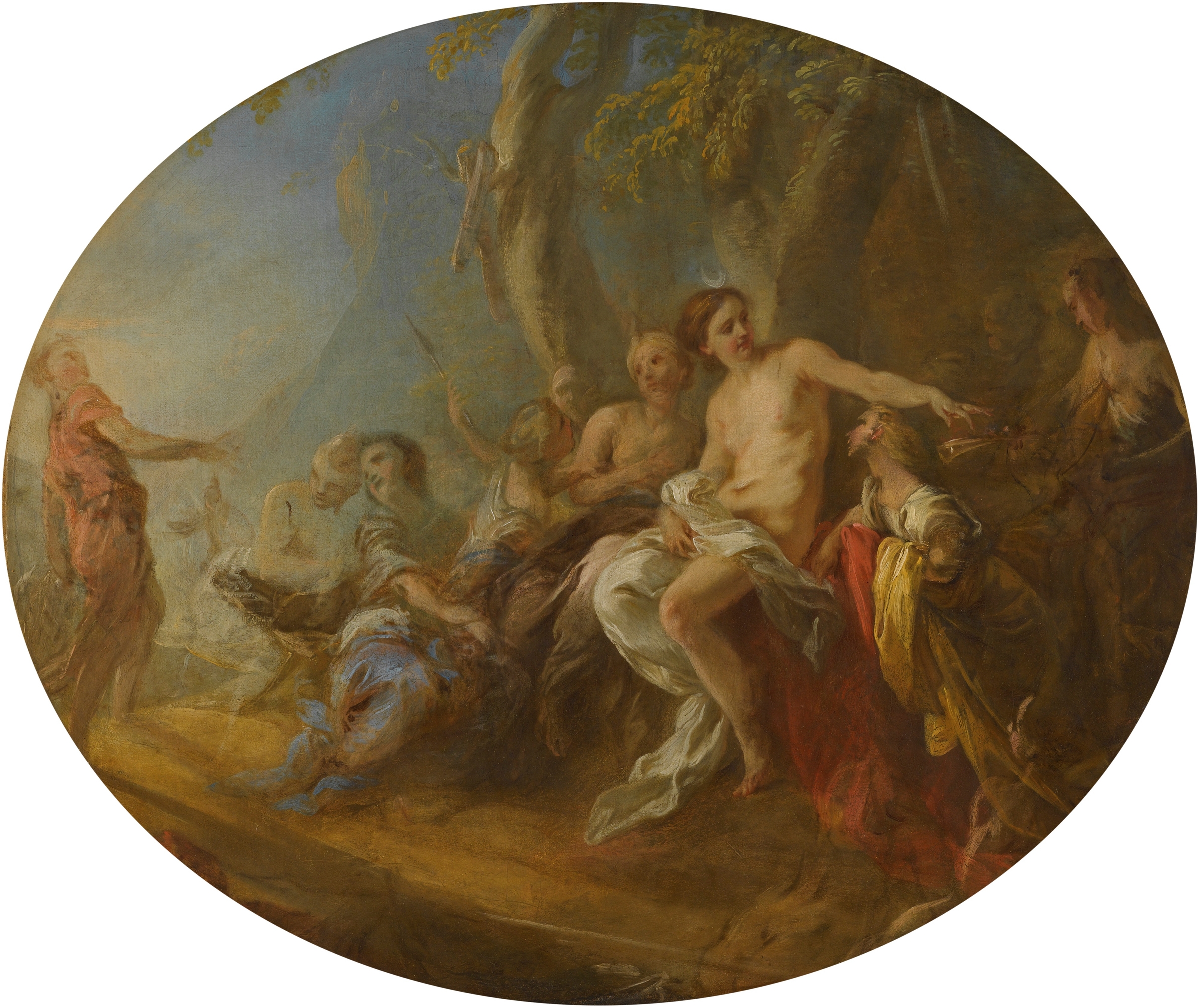 Diana And Actaeon by François Lemoyne