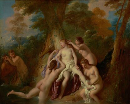 Diana and Her Nymphs Bathing by Jean-François de Troy