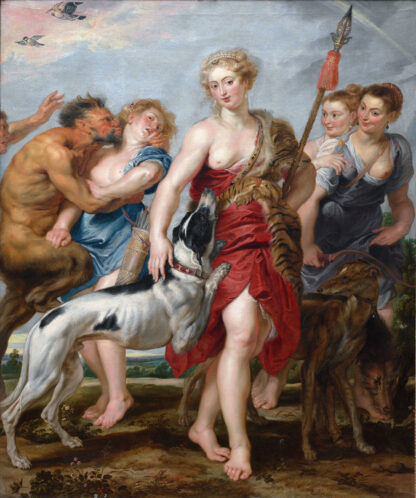 Diana and Her Nymphs Departing For The Hunt by Peter Paul Rubens