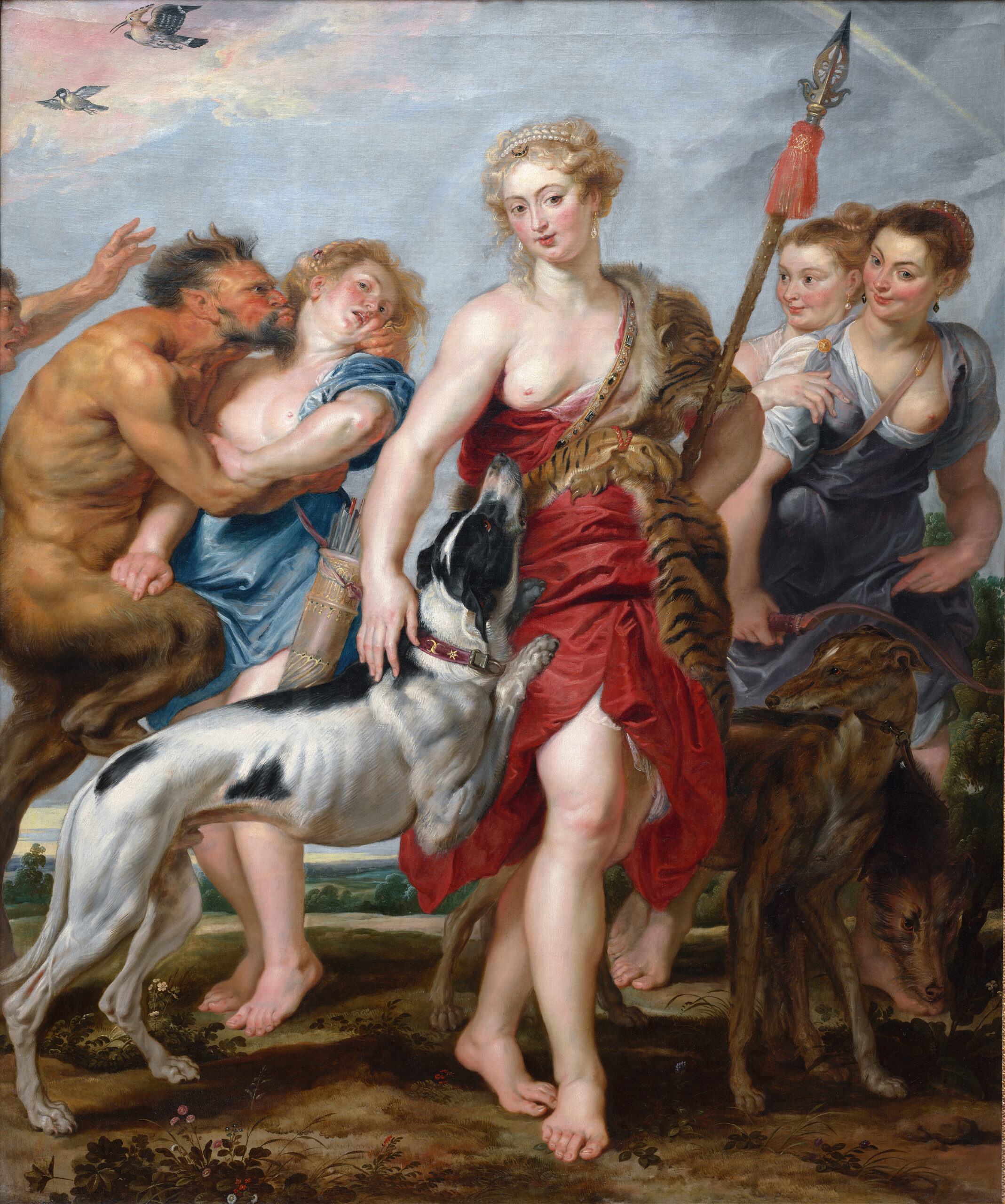 Diana and Her Nymphs Departing For The Hunt by Peter Paul Rubens