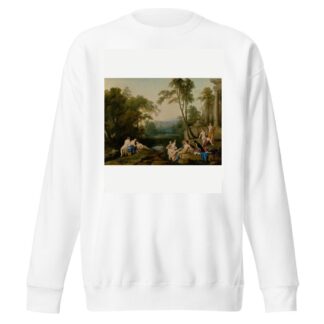 Diana and Her Nymphs in a Landscape by Laurent de la Hyre Sweatshirt