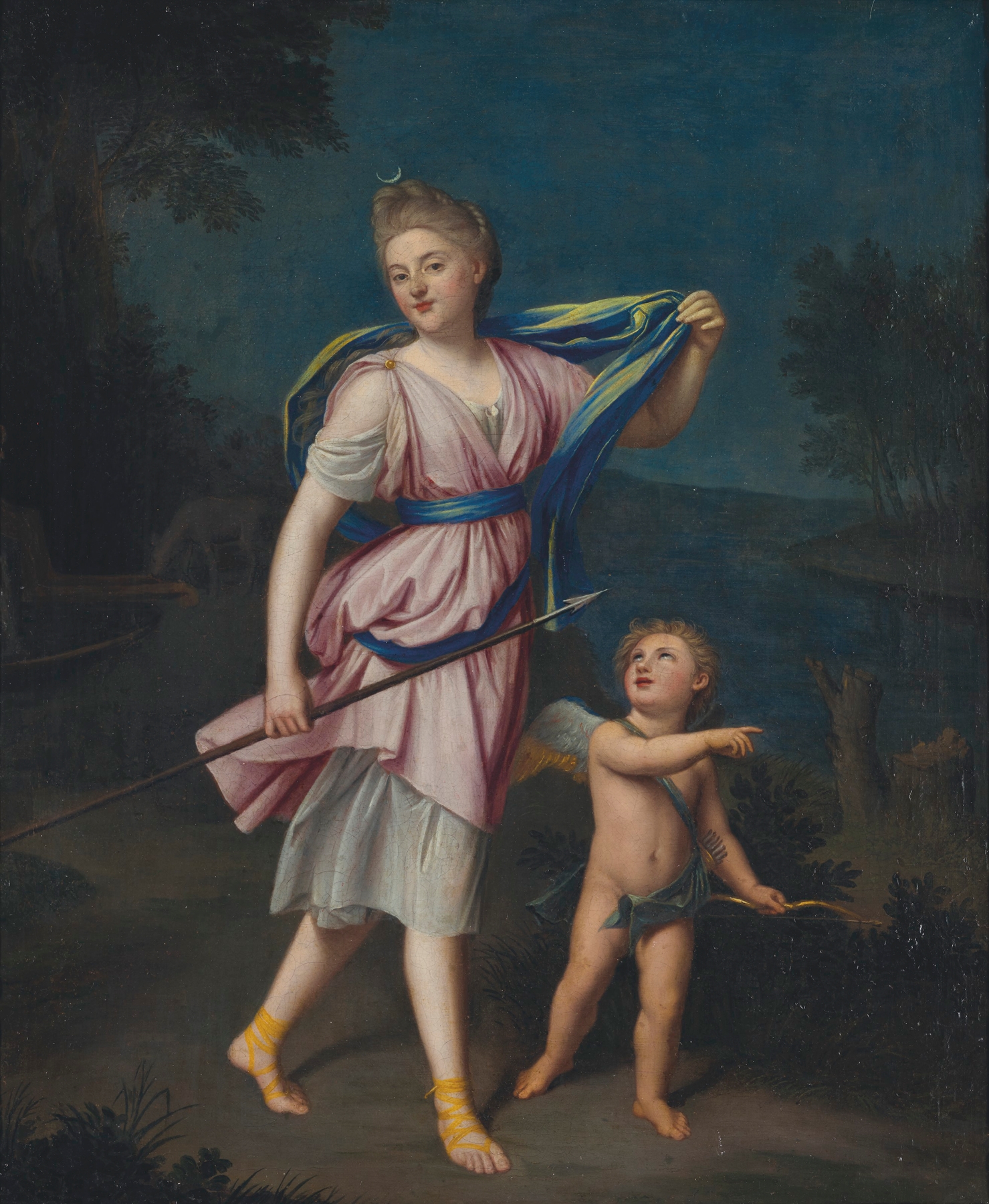 Diane et Cupidon by Nicolas Colombel