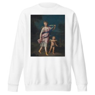 Diane et Cupidon by Nicolas Colombel Sweatshirt