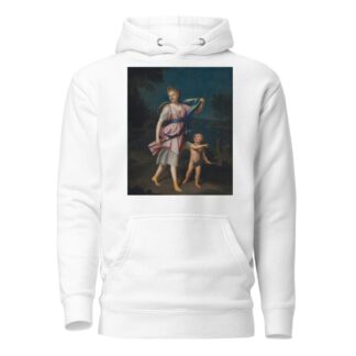 Diane et Cupidon by Nicolas Colombel Hoodie