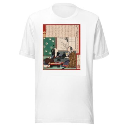 Dissolute Drinker; A Couple by a Window by Tsukioka Yoshitoshi T-Shirt