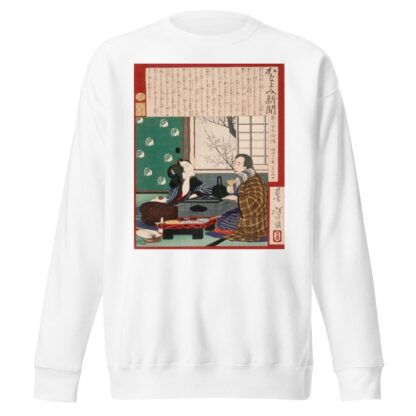Dissolute Drinker; A Couple by a Window by Tsukioka Yoshitoshi Sweatshirt
