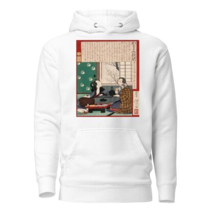 Dissolute Drinker; A Couple by a Window by Tsukioka Yoshitoshi Hoodie