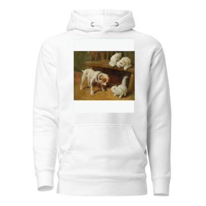 Dog and Cats by Arthur Heyer Hoodie