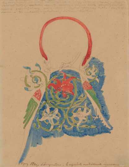 Drawing of an ornament with a motif of dragons and vines by Stanisław Wyspiański Sweatshirt