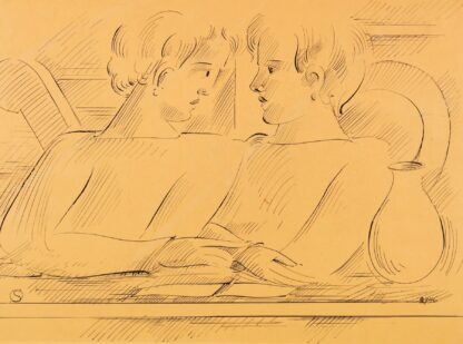 Duo by Oskar Schlemmer