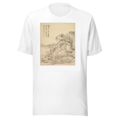 Dwellings beneath Folded Hills by Tsubaki Chinzan T-Shirt
