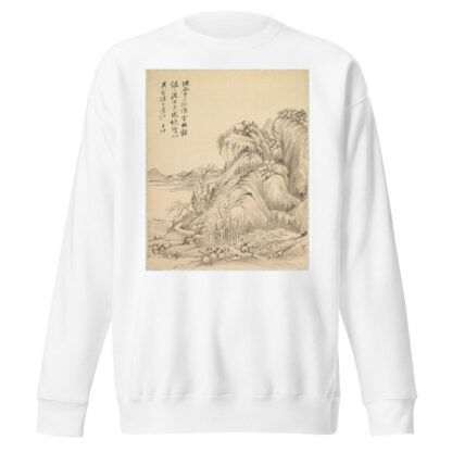 Dwellings beneath Folded Hills by Tsubaki Chinzan Sweatshirt