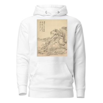 Dwellings beneath Folded Hills by Tsubaki Chinzan Hoodie