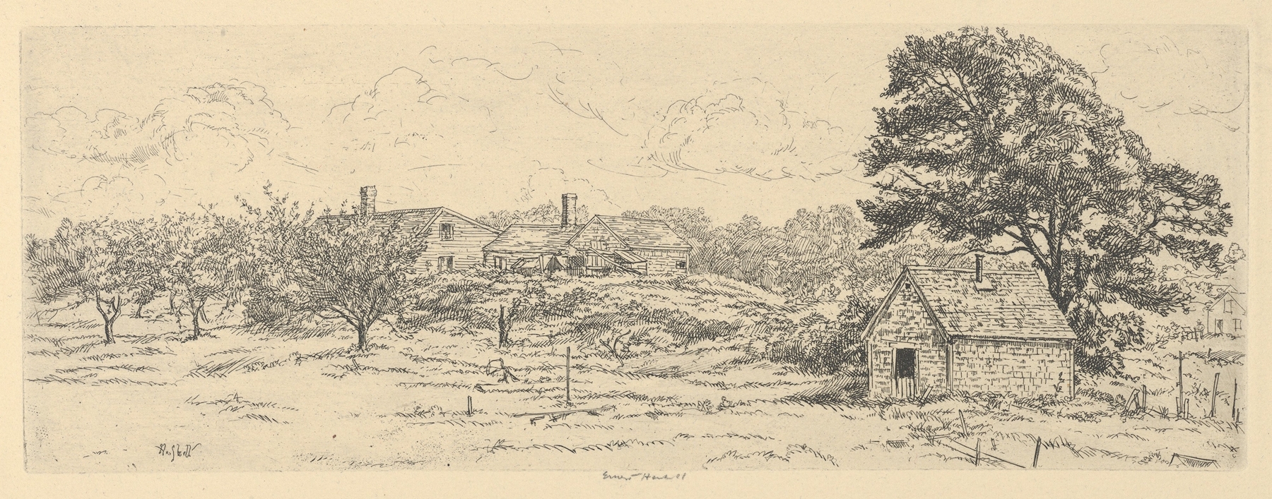 Eel-Catcher’s House by Ernest Haskell