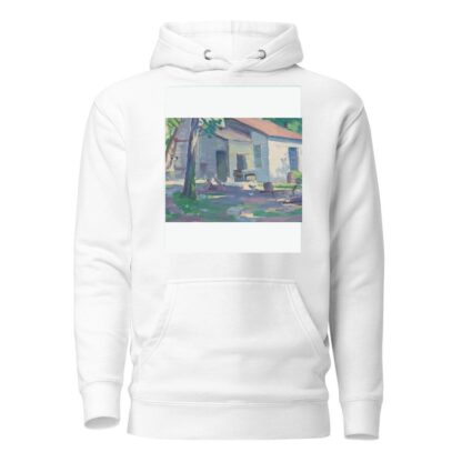 Een boerderij in Bergen by Mommie Schwarz Hoodie