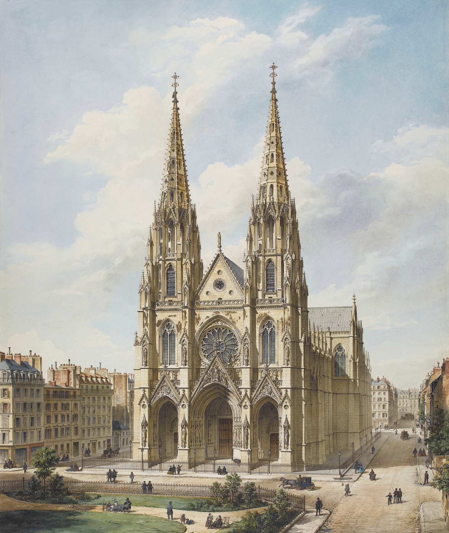 Église Sainte-Clotilde à Paris by Max Berthelin