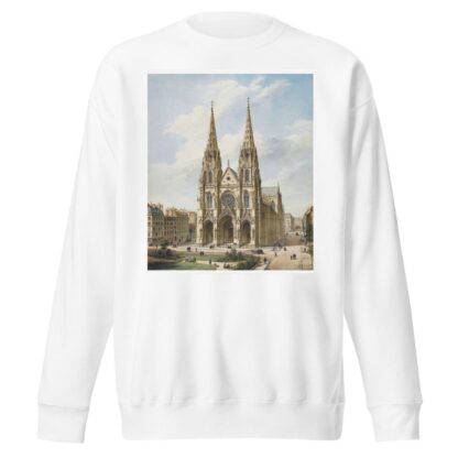 Église Sainte-Clotilde à Paris by Max Berthelin Sweatshirt