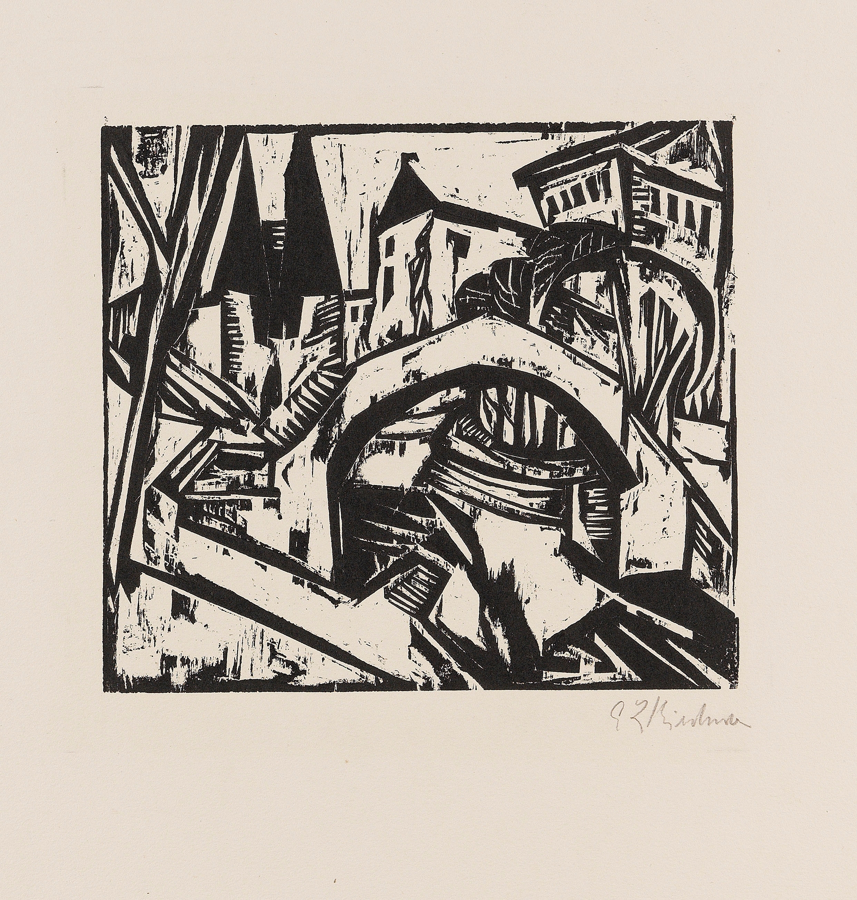 Elisabeth-Ufer by Ernst Ludwig Kirchner