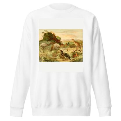 Ema, Seriéma, Anhúma, Perdiz by Emil August Göldi Sweatshirt