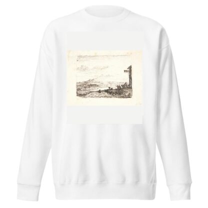 En vogn foran et gæstgiveri by Karel Dujardin Sweatshirt
