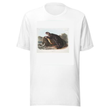 Enhydra marina, Sea Otter. Young male. by John Woodhouse Audubon T-Shirt