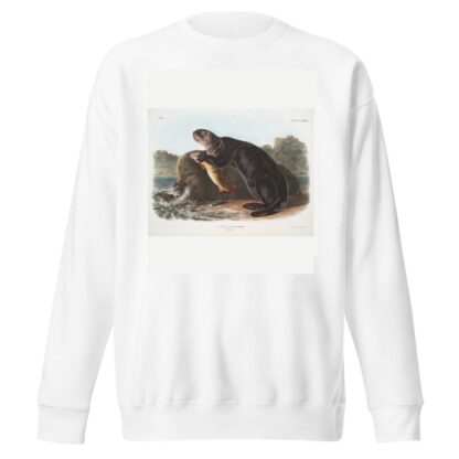 Enhydra marina, Sea Otter. Young male. by John Woodhouse Audubon Sweatshirt