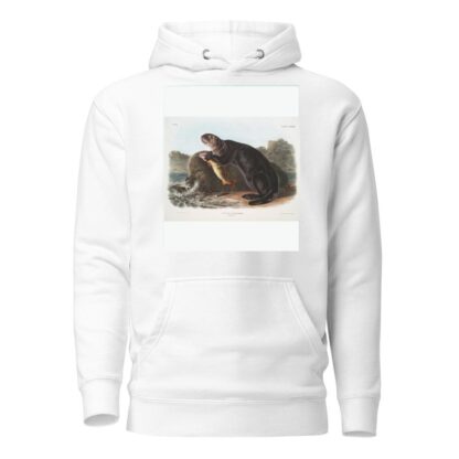 Enhydra marina, Sea Otter. Young male. by John Woodhouse Audubon Hoodie