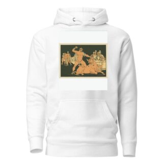 Entellus killing the bull by Bartolomeo Pinelli Hoodie