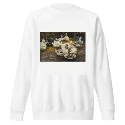 Enten im Stroh by Alexander Koester Sweatshirt