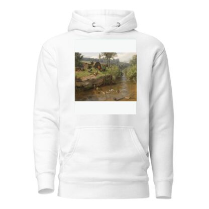 Entenfamilie an der Wehr by Carl Jutz Hoodie
